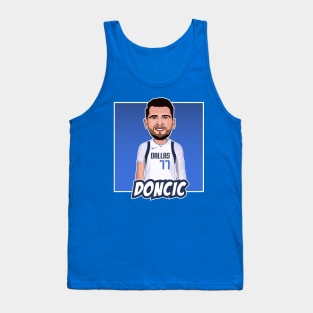 Luka Dončić Cartoon Artwork Tank Top